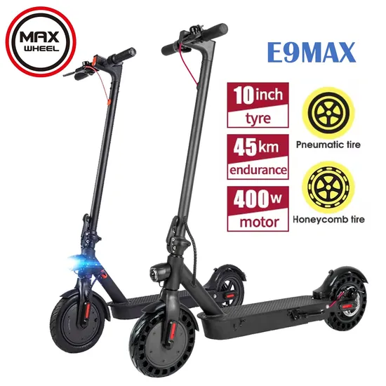 E9max Top Professional Walmart Men Womens Powered Ride Standing Lithium Long Range Foldable Custom Dirt Commuter Big Wheel Electric Scooter Adult Wholesale 