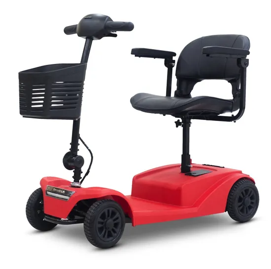 Lightwelght Portable Manual Folding Electric 4 Wheel Moblllty Scooter Airline